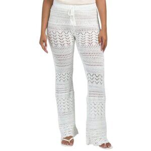 LOVE SHACK FANCY Antique White Fosta Pants
